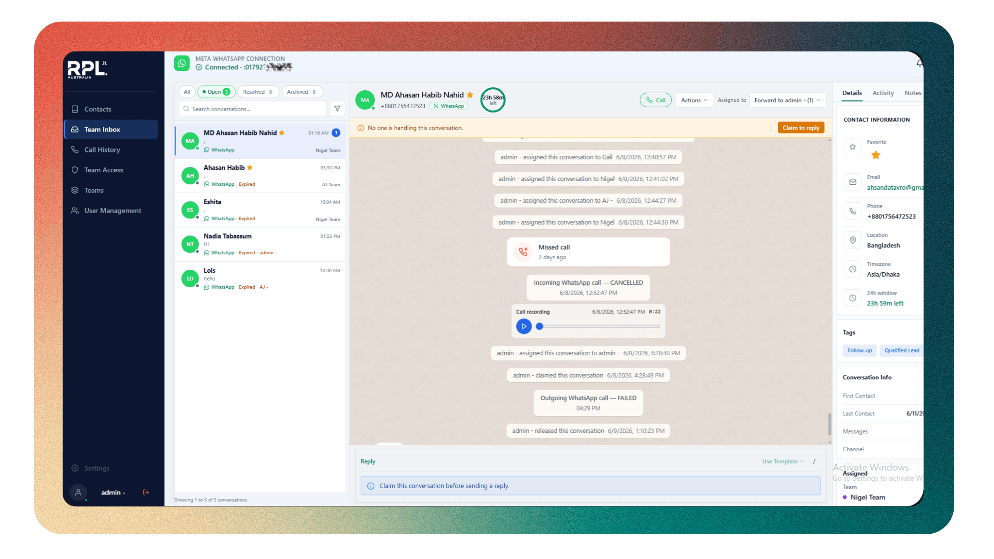 RPL Automation Platform screenshot 1